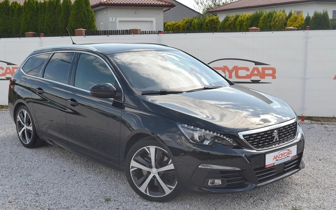 Peugeot 308 cena 66900 przebieg: 101000, rok produkcji 2019 z Grudziądz małe 254